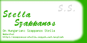 stella szappanos business card